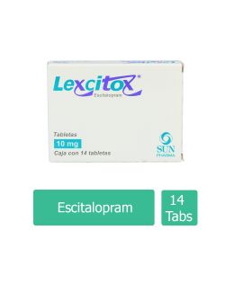 Lexcitox 10 mg Caja Con 14 Tabletas