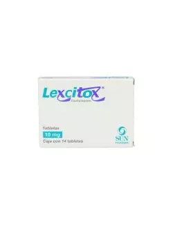 Lexcitox 10 mg Caja Con 14 Tabletas