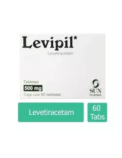 Levipil® 500 mg (Levetiracetam) - 60 Tabletas - Sun Pharma