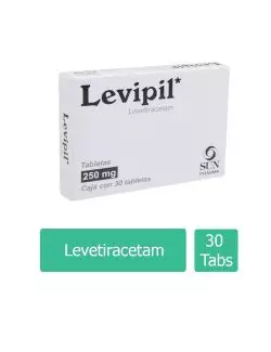 Levipil® 250 mg (Levetiracetam) - 30 Tabletas - Sun Pharma