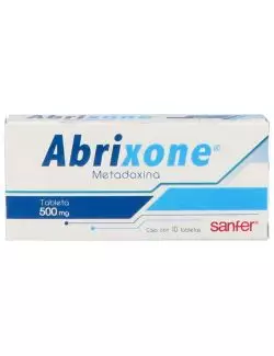 Abrixone 500 mg Caja con  10 Tabletas