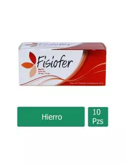 Fisiofer 40mg/15mL Caja Con 10 Frascos Con 15 mL Cada Uno