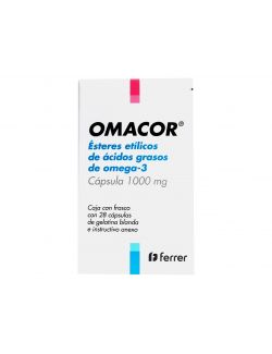 Omacor 1000 mg Frasco Con 28 Cápsulas
