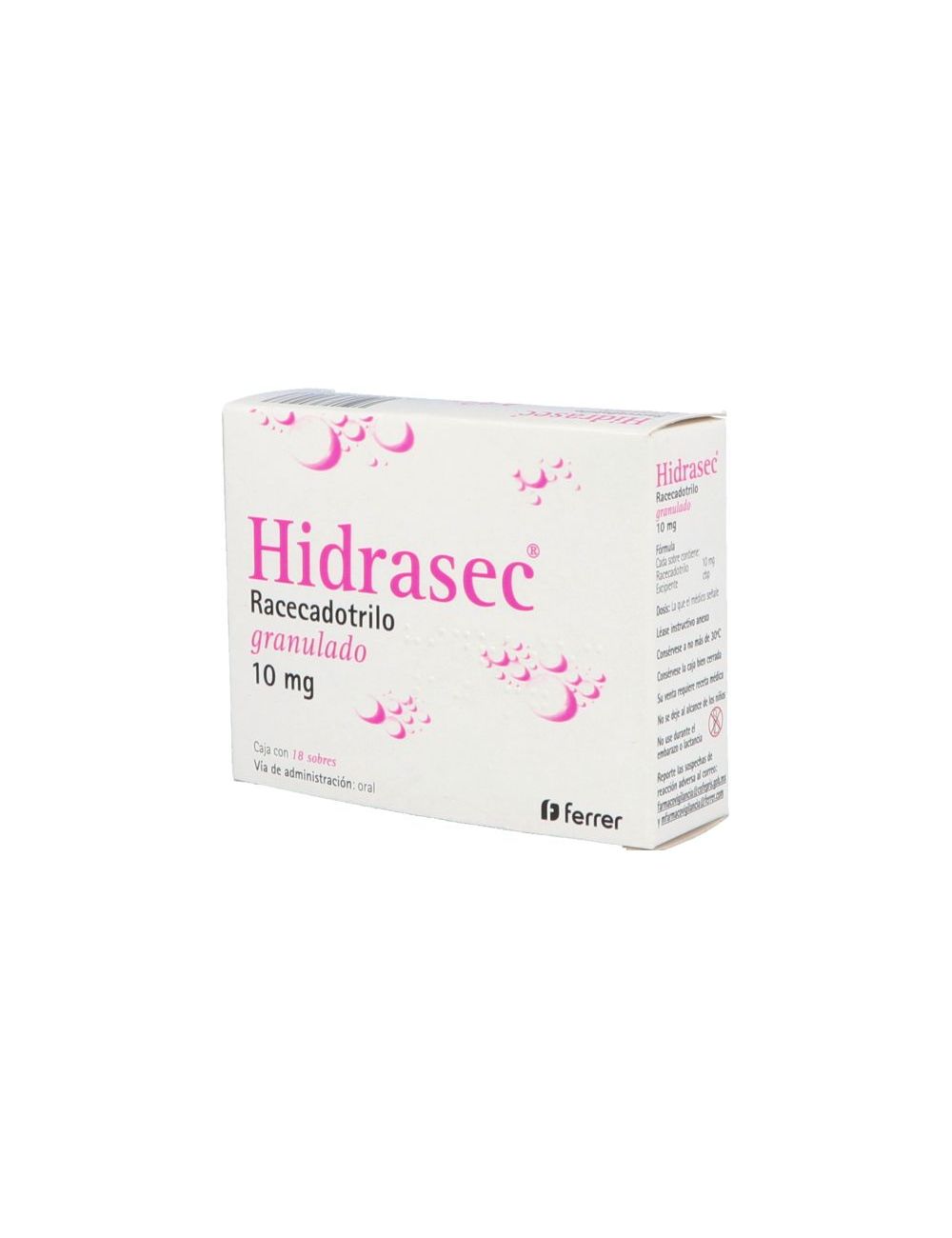 Precio Hidrasec granulado 10 mg con 18 sobres | Farmalisto MX