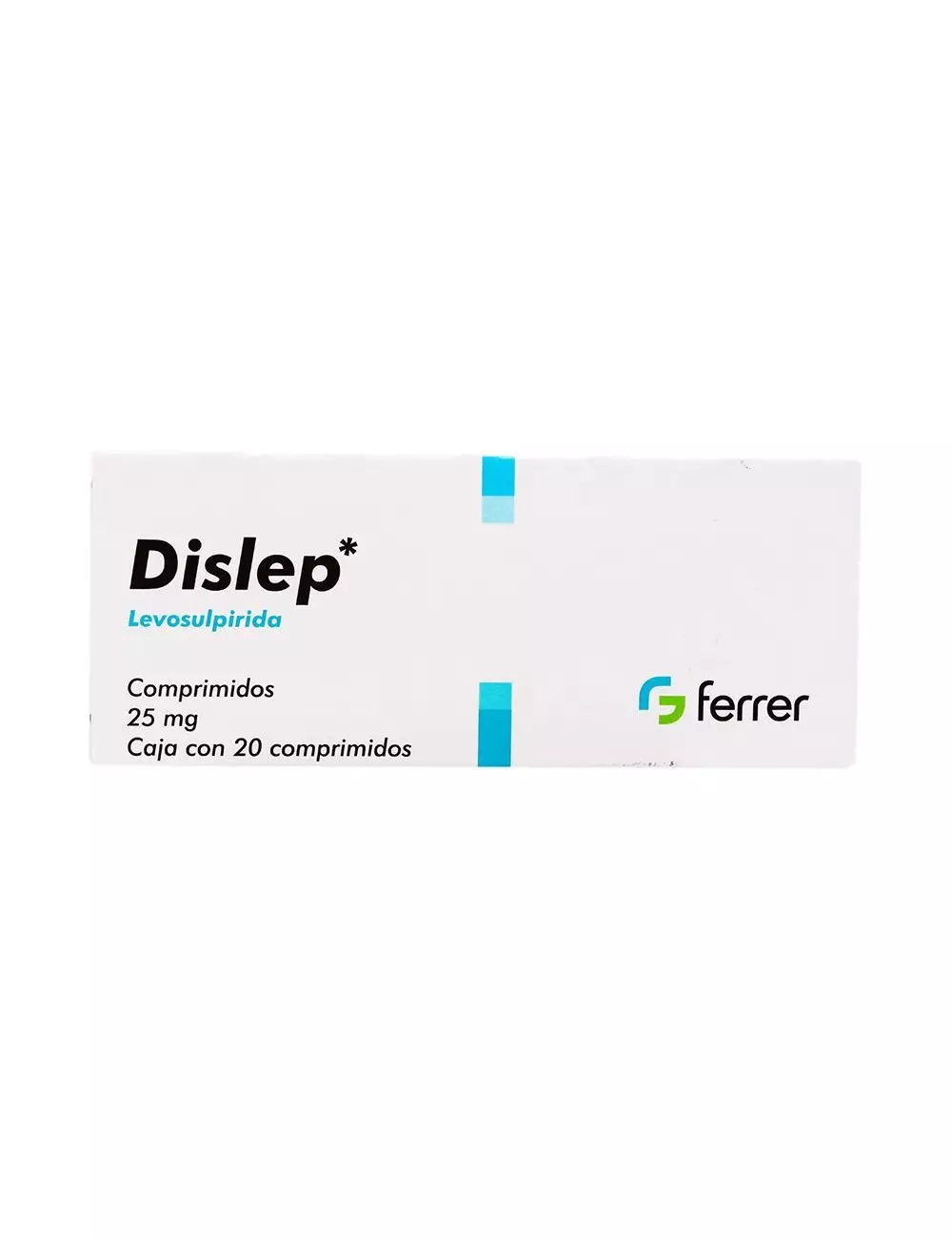 Dislep 25 mg Caja Con 20 Comprimidos