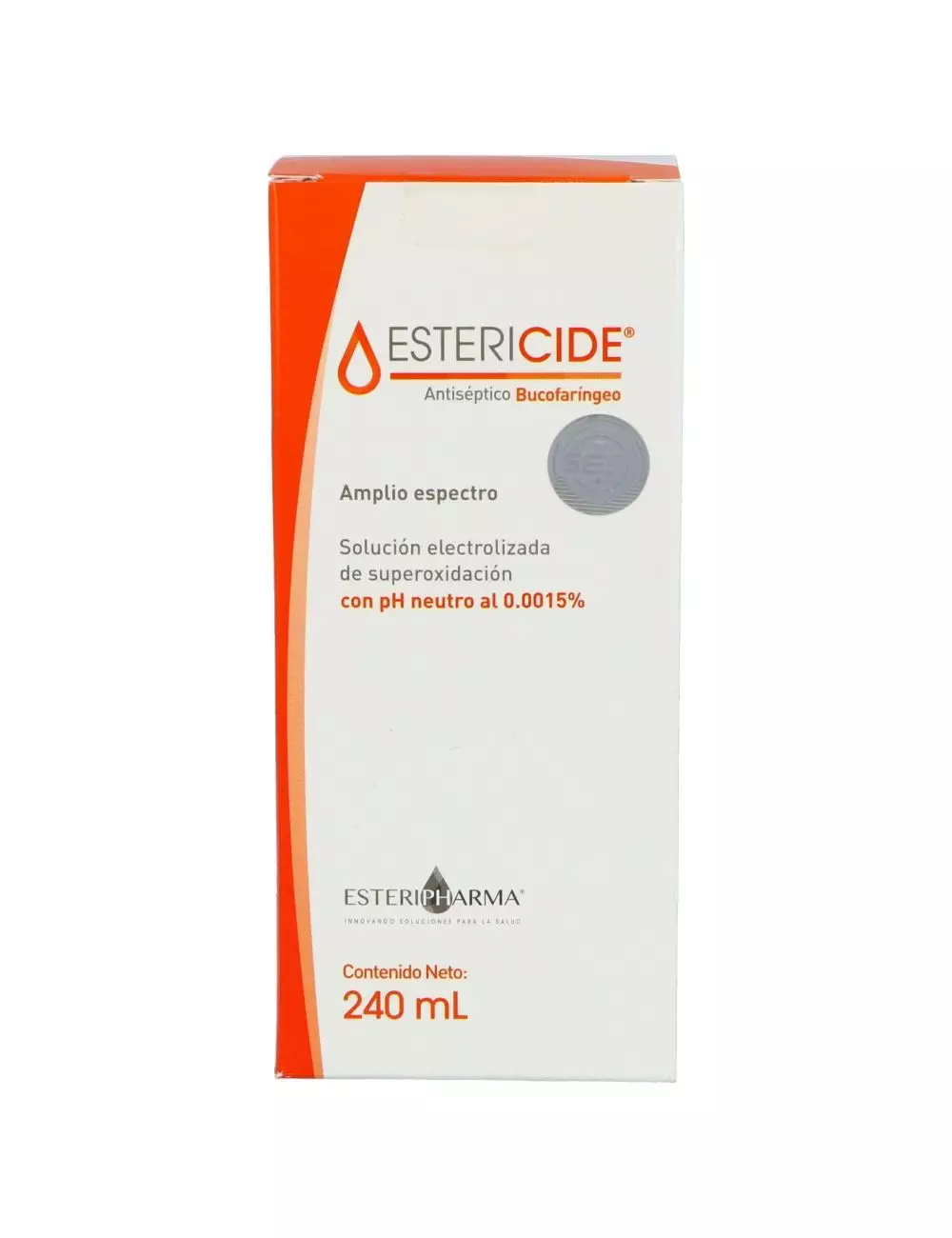 Estericide Solución pH Neutro .0015% Caja Con Frasco Con 240 mL