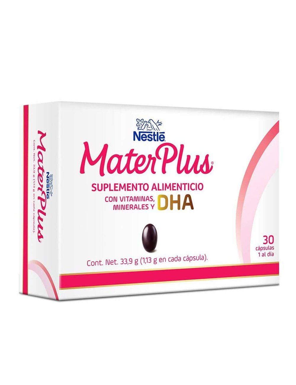 Materplus Dha Suplemento Alimenticio Caja Con 30 Cápsulas