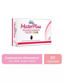 Materplus Dha Suplemento Alimenticio Caja Con 30 Cápsulas