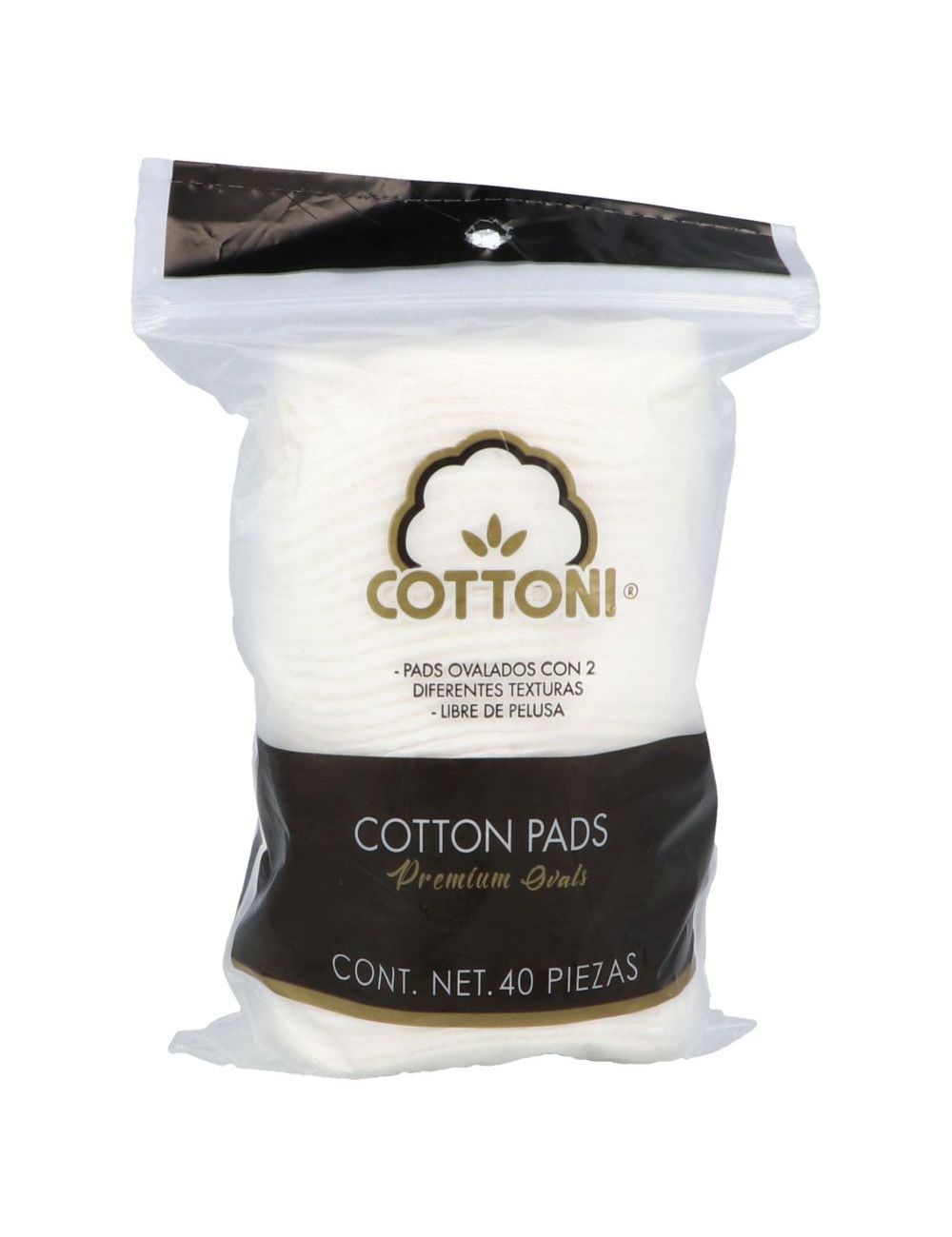 Cottoni Almohadillas Ovaladas Bolsa Con 40 Piezas