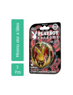 Condones Playboy Condoms Play Pack Empaque Con 3 Unidades