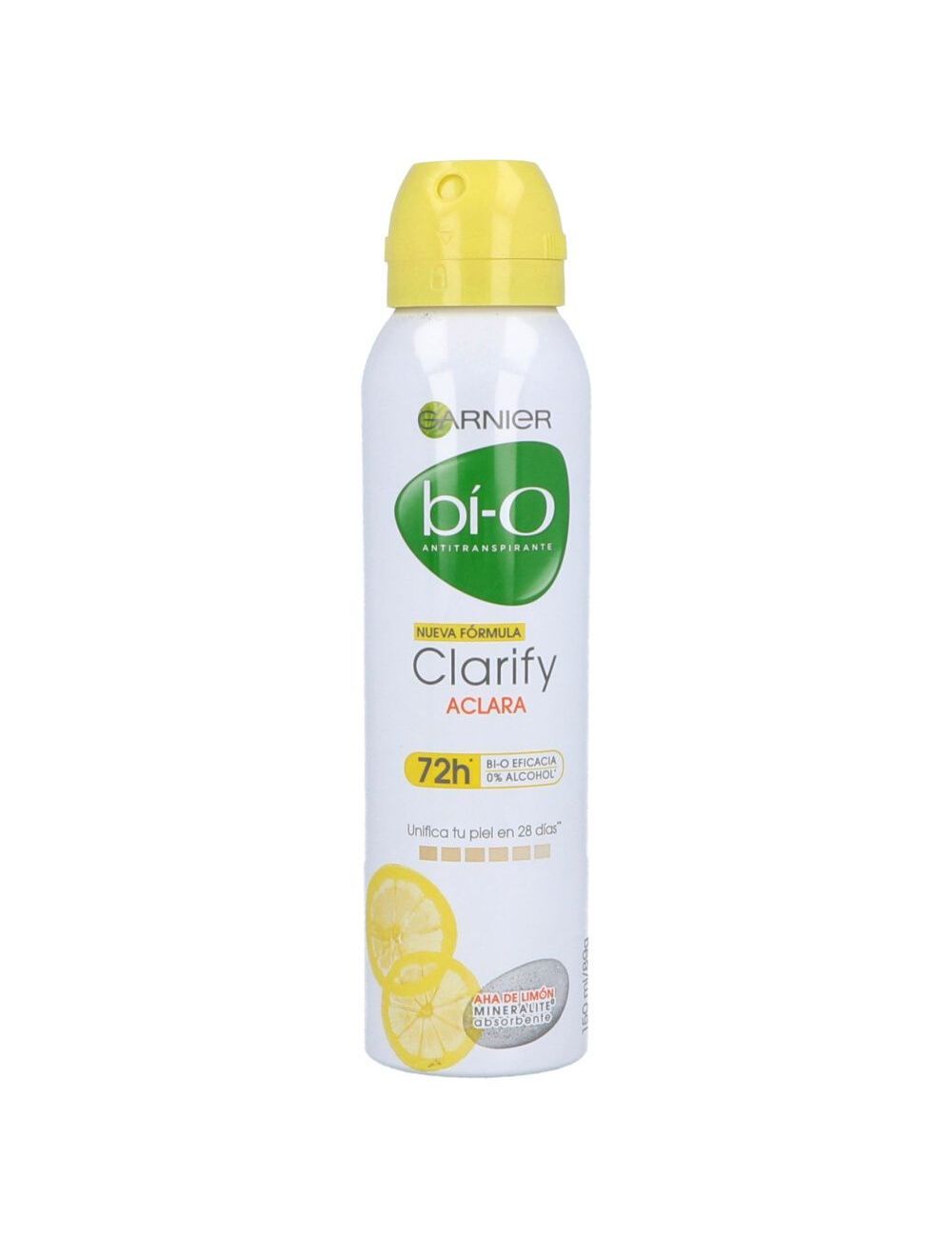 Antitranspirante Bí-O Clarify Aerosol Envase Con 150 mL