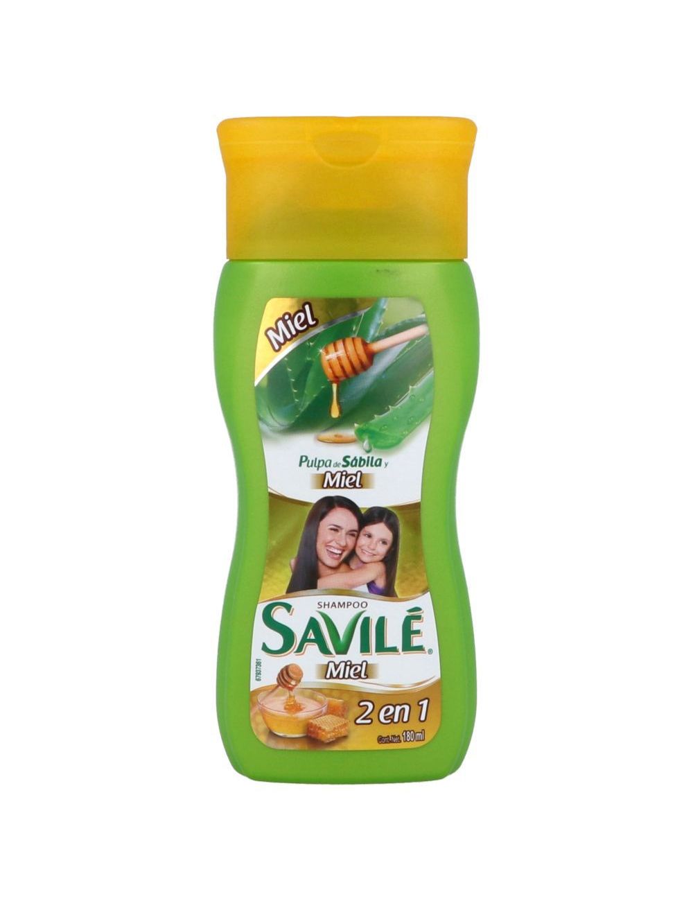 SHAMPOO SAVILE CONTROL CAÍDA 2 EN 1 FRASCO CON 180 ML