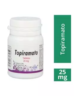 Topiramato 25 mg Con 60 Tabletas