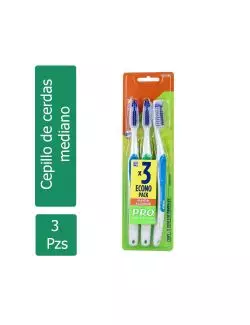 PRO Cepillo Dental Better Reach Mediano (3 piezas)