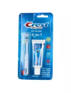 KIT  PORTÁTIL ORAL B + CREST  COMPLETE EMPAQUE CON 2 PIEZAS