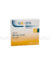 No–Spa Solución 40 mg/ 2 mL Inyectable Caja Con 5 Ampolletas
