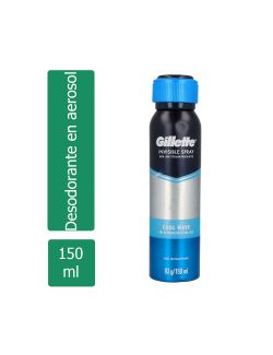 Antitranspirante Gillette Endurance Cool Wave Frasco Spray Con 93 g