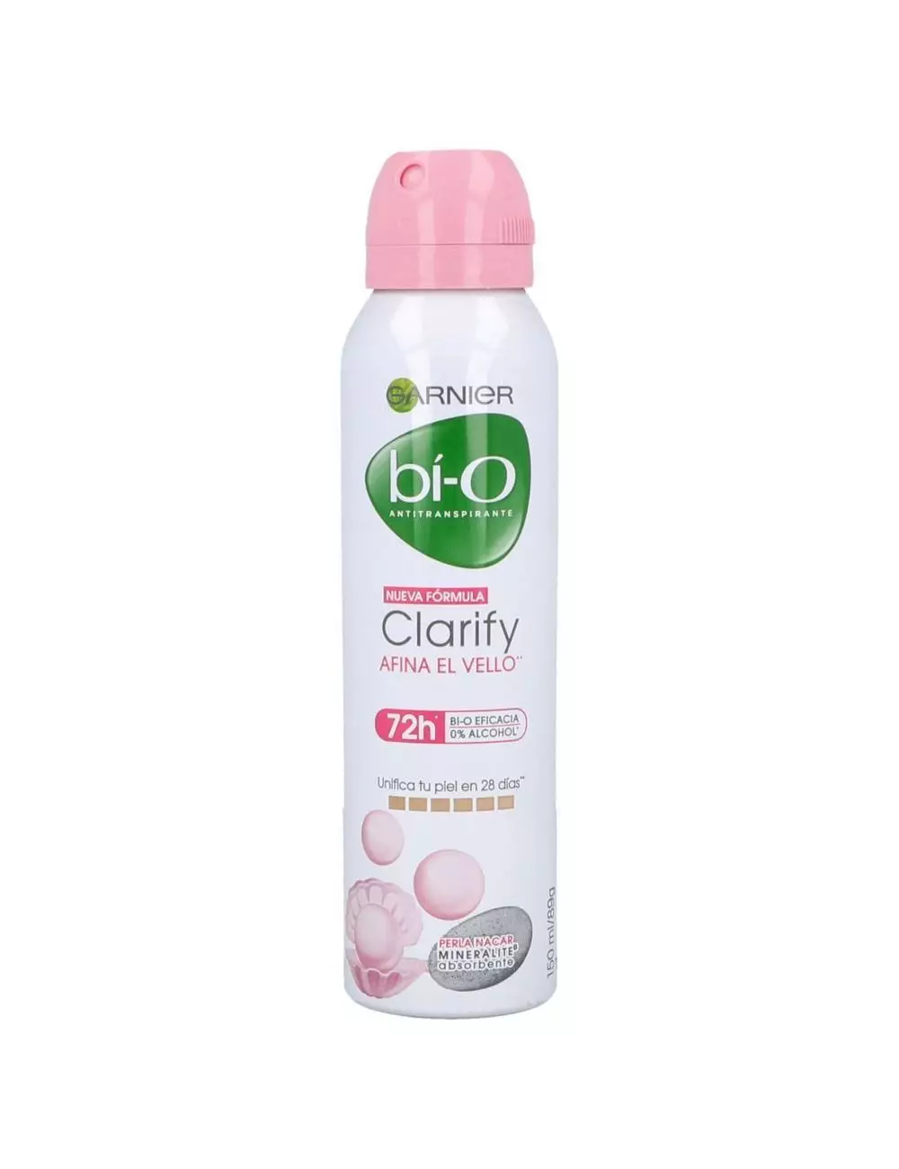 Antitranspirante Garnier Bí-O Clarify Afina Aerosol Envase Con 150 mL