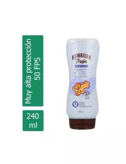 HAWAIIAN TROPIC OZONO FPS50 240ML -  FRASCO CON LOCIÓN CON 240ML