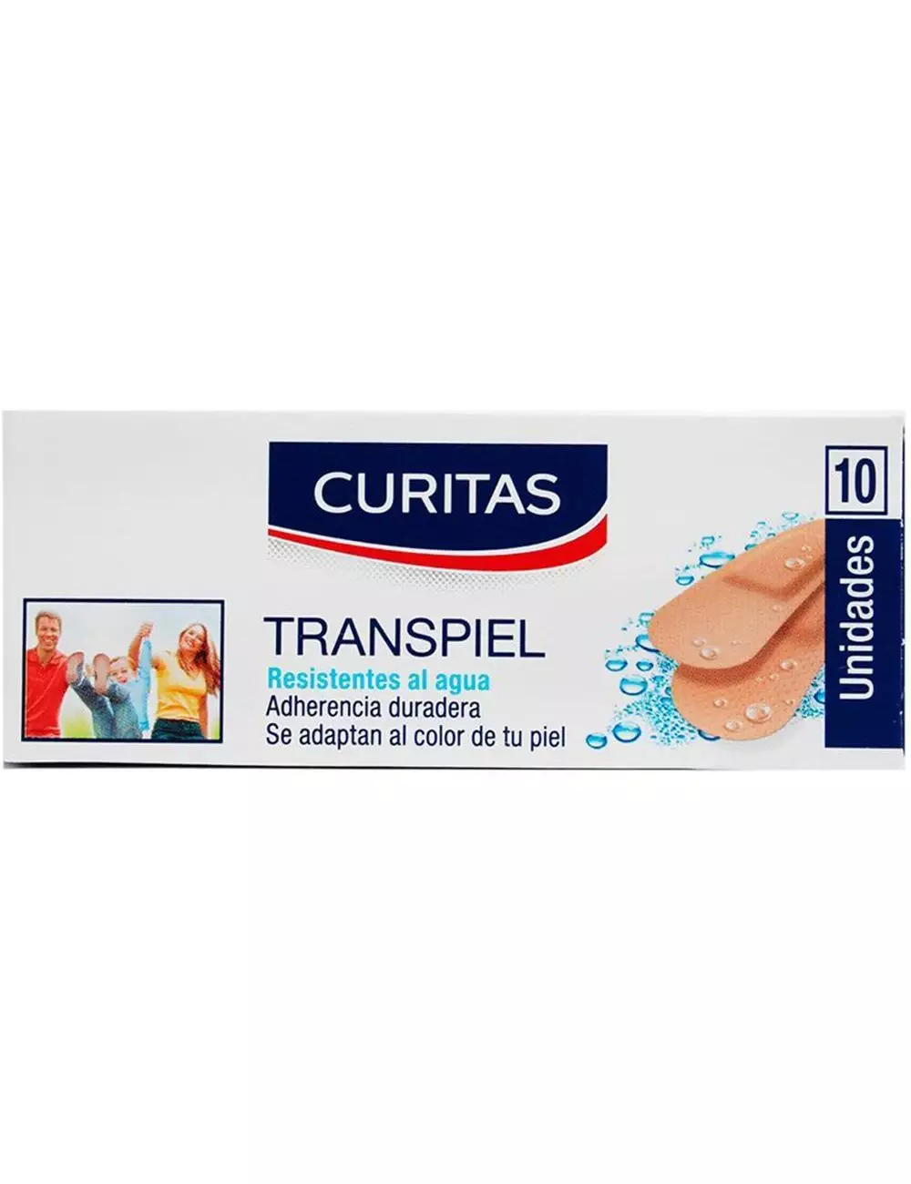 Curitas Transpiel Caja Con 10 Unidades