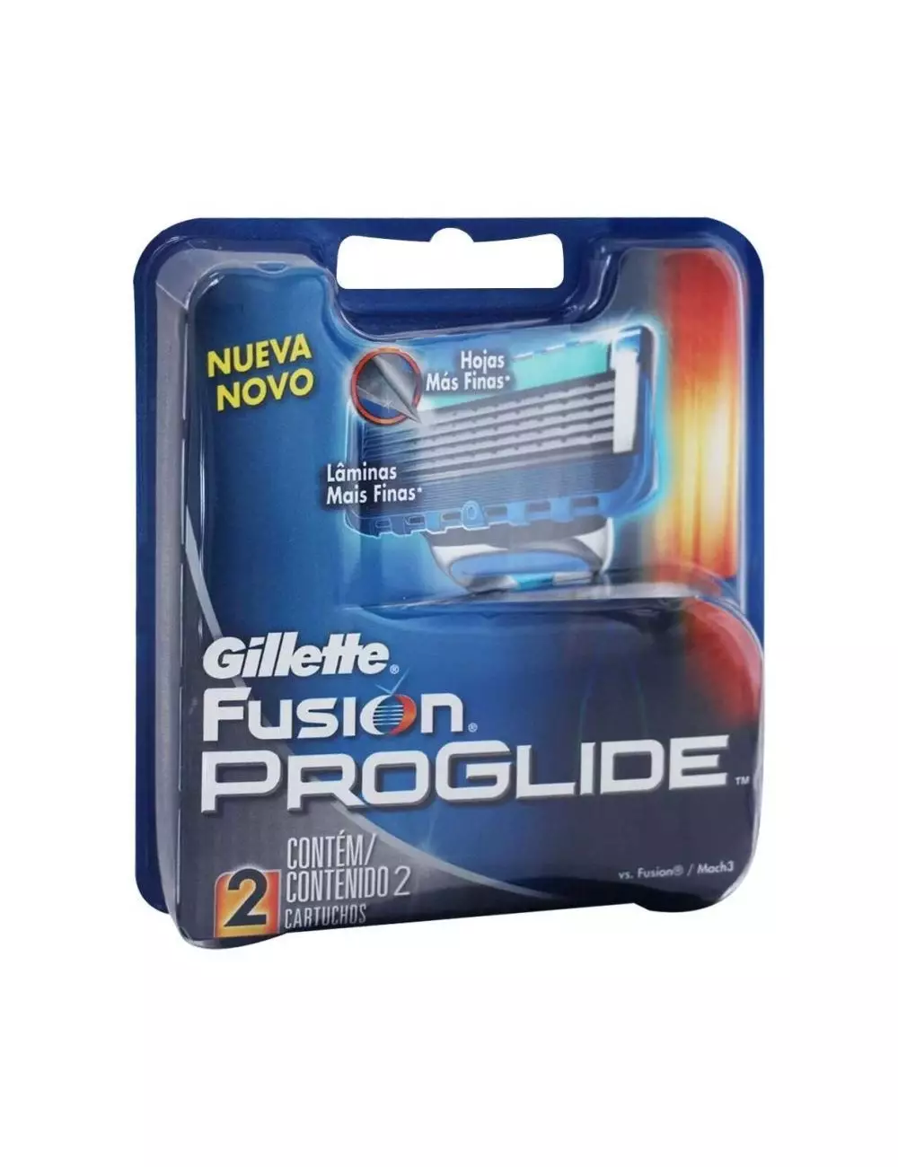 Gillette Fusion Prog. Cartuchos para Afeitar 2 piezas