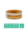 Cinta Microporosa Leukopor 1.25 cm x 4.5 m Color Piel Empaque Con 1 Pieza