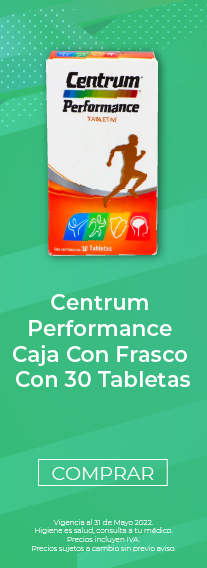 Precio Vitaminas Centrum Performance 30 Tabletas