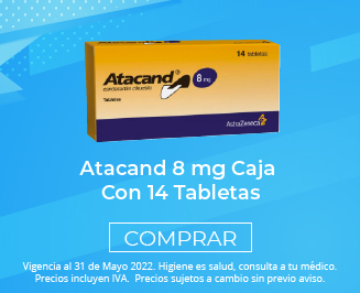 Precio Atacand 8 mg 14 Tabletas
