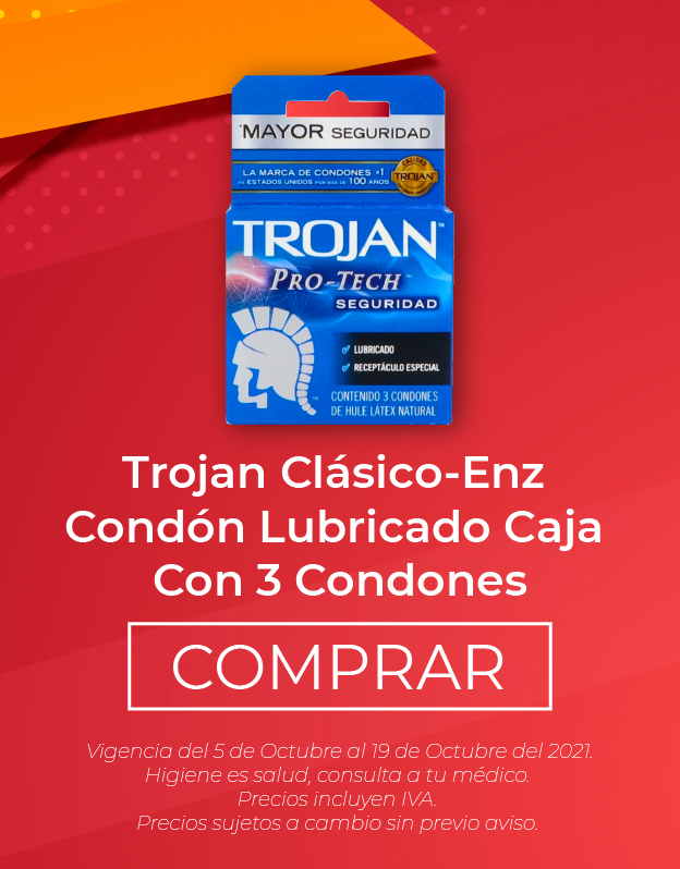 Trojan clásico 3 condones al mejor precio