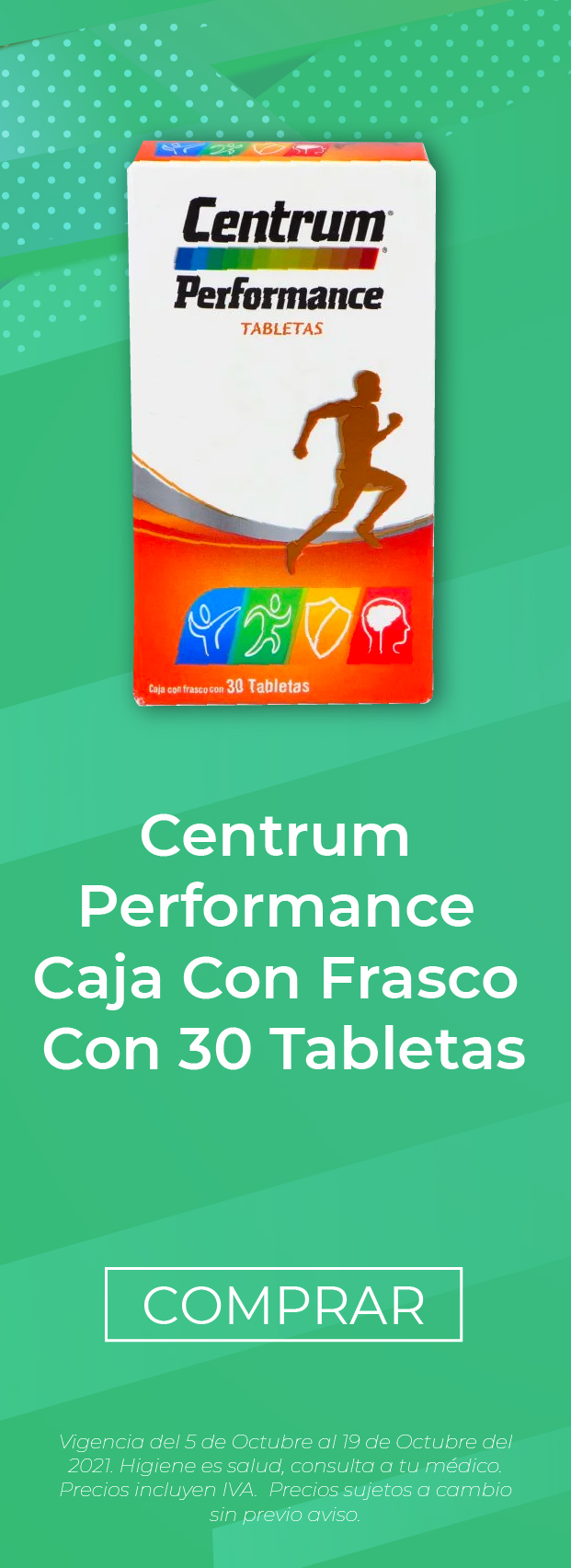 Centrum Performance 30 tabletas al mejor precio