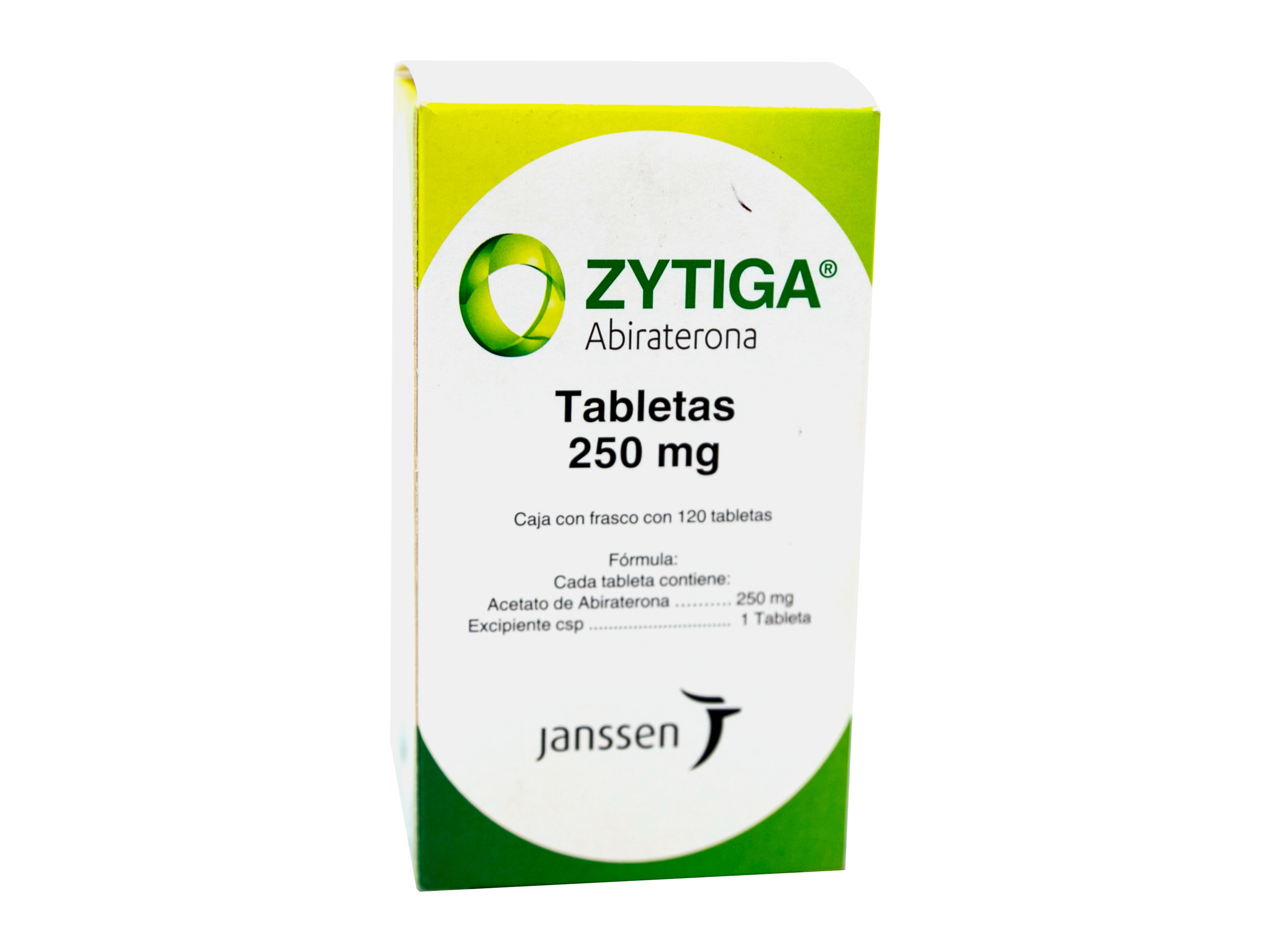 Zytiga 250 mg Caja Con Frasco Con 120 Tabletas