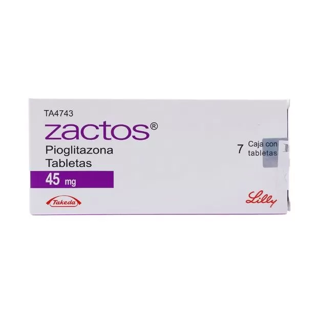 Zactos 45mg Caja Con 7 Tabletas